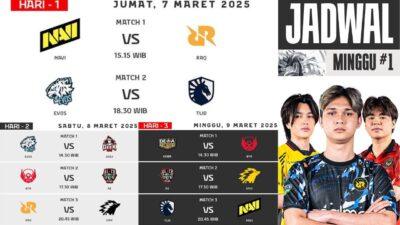 Jadwal MPL ID S15 Week 1 : Navi Vs RRQ Menjadi Laga Pembuka....